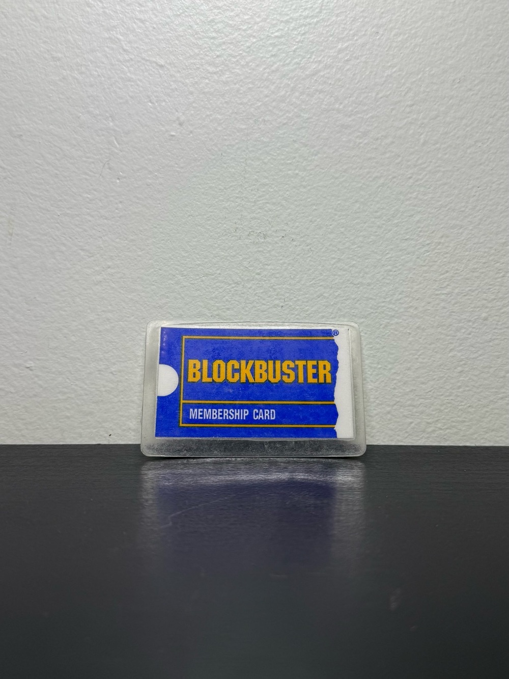 Vintage 1990s Laminated Blockbuster Video Membership Card